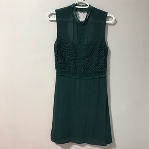 Alya Francesca’s Emerald Green Sheer Lace Dress M